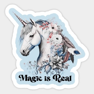 Unicorn - Magic Is Real Sticker